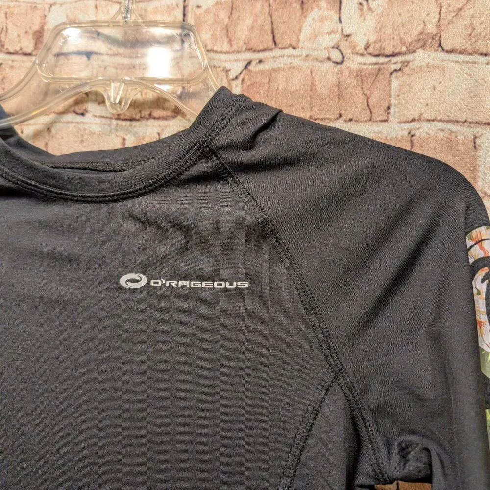 🧨🧨O'Rageous Rash Guard Top Size Small - Picture 4 of 11